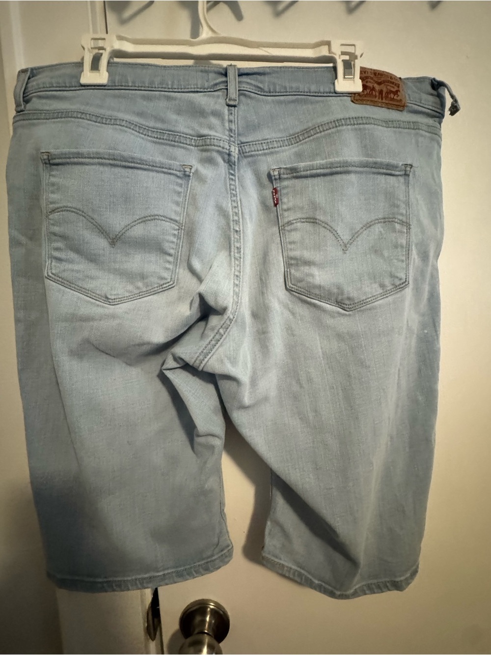Levi's Light Blue Women's Denim Bermuda Shorts